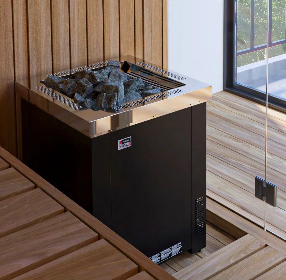 SAWO Taurus D black commercial floor heater